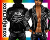 [L] FOX Leather Jacket