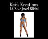 Lt. Blue Jewel Bikini