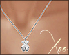 X~ Tous Silver Necklace
