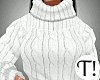 T! Winter Sweater White
