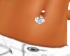 percing diamant coeur