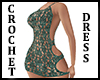 Teal Crochet Beach Dress