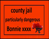 Sign dangerous Bonnie UA