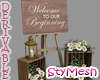 Rustic Welcome Sign