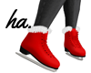 ha. Christmas Ice Skates
