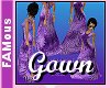 [FAM] Purple Drape Gown