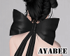 Back Neck Bow Black