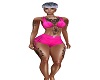 Pink fit with tattoos