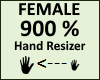 Hand Scaler 900% Female