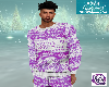 Xmas PJ's Sweater Purple