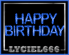 Birthday Sign BLUE