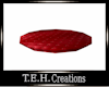Leather Red Heal Plate
