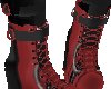 Punk Boots Red/Black