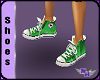 (1NA) Green Sneakers
