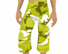 Lime Camo Pants