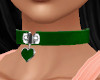 Heart Collar Green