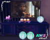 TVStandPsychedelicBlue