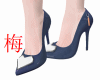 梅 siva blue heels