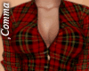 , Red Plaid Top