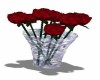 Vase of Red Roses