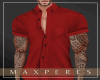 Red Shirt w Aztec Tatto
