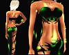 Green PVC Sexy Tribal-GA
