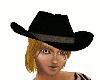 Cowboy Hat w/Blonde Hair