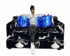 Black Blue Couch