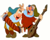 DWARF MUSICIANS SNOW WHI