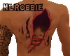 Evil Vampire back tattoo