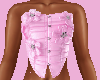 Pink Flower Corset