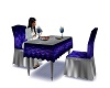 COUPLES TABLE SILV/BLUE