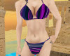 Purple Stripped Bikini