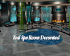 Teal Spa Decorated