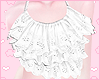 Frilly Top White
