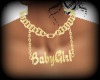 Gold Baby Girl Necklace