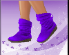 Kids purple boots