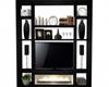 TV w/fireplace DarkWood
