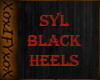 SYL BLACK HEELS