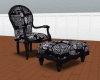 [JS]Oriental Print Chair