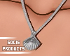 S! Silver Shell Necklace