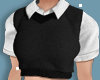 mini vest + shirt