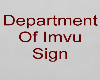 Department Of Imvu Sign
