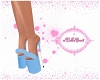 Corselette Blue Heels