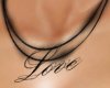 !PIX|Love Black Necklace