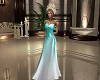Teal Peace Gown