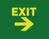 GTFO Green Exit Sign!