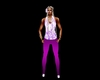 pants +boots  violet