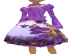 purple fairy child dress