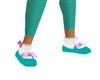 TEAL MARY JANES